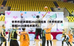 世界杯欧洲赛程2024赛程表（世界杯欧洲赛程2024赛程表图片）