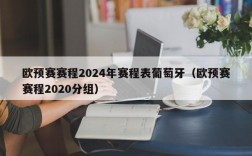 欧预赛赛程2024年赛程表葡萄牙（欧预赛赛程2020分组）