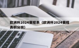 欧洲杯2024赛程表（欧洲杯2024赛程表积分榜）